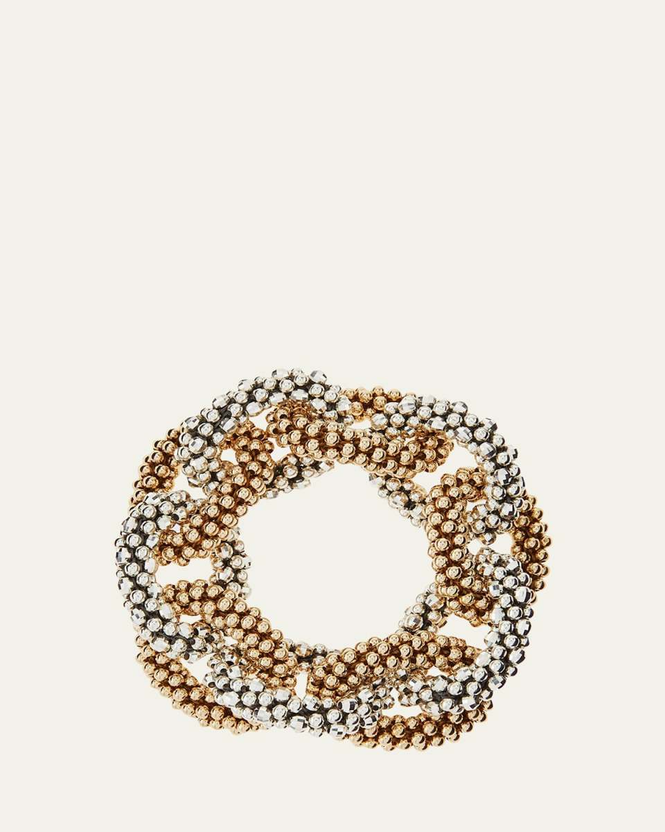 Elsa 14k Gold and Sterling Silver Link Bracelet